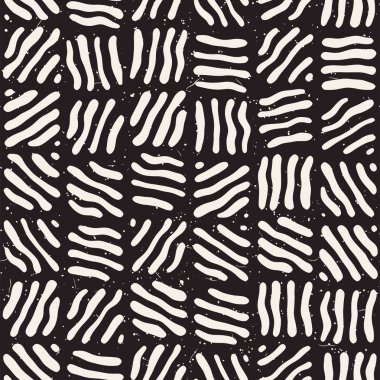Serbest Seamless modeli. Vektör soyut kaba hatları arka plan. Elle çizilmiş vuruş.