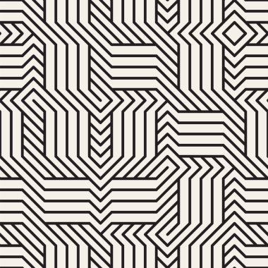 Vektör seamless modeli. Modern şık soyut doku. Geometrik yinelenen