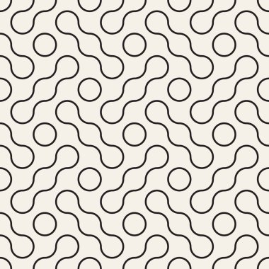 Vektör kusursuz desen. Modern stil soyut doku. Tekrarlanan geometrik fayanslar