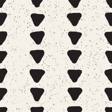 Elle çizilmiş çizgiler seamless grungy modeli. Siyah ve beyaz soyut geometrik Yinelenen doku.