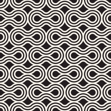 Vektör kusursuz desen. Modern stil soyut doku. Tekrarlanan geometrik fayanslar