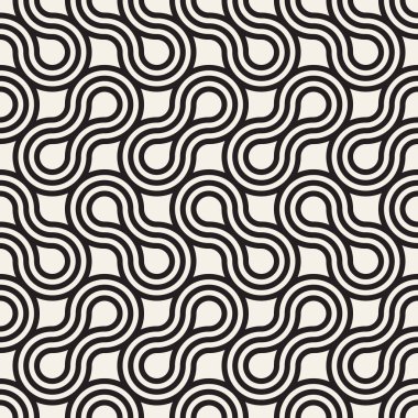 Vektör kusursuz desen. Modern stil soyut doku. Tekrarlanan geometrik fayanslar