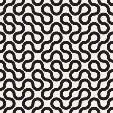 Vektör kusursuz desen. Modern stil soyut doku. Tekrarlanan geometrik fayanslar