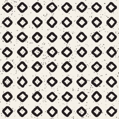 Elle çizilmiş stil etnik seamless modeli. Siyah ve beyaz soyut grungy geometrik arka plan.