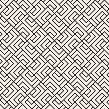 Vektör Dikişsiz örgü desen. Tek renkli kafes ile modern şık doku. Geometrik kılavuz yinelenen. Basit tasarım arka plan