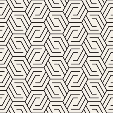 Vektör seamless modeli. Modern şık soyut doku. Geometrik yinelenen