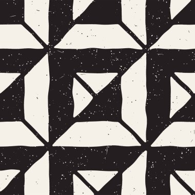 Elle çizilmiş sorunsuz yinelenen desen fayans hatları ile. Grungy freehand arka plan dokusu.