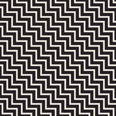 Şık çizgiler kafes. Etnik tek renkli doku. Geometrik arka plan tasarlamak. Vektör seamless modeli.