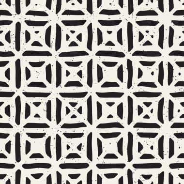 Elle çizilmiş sorunsuz yinelenen desen fayans hatları ile. Grungy freehand arka plan dokusu.