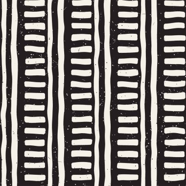 Elle çizilmiş sorunsuz yinelenen desen fayans hatları ile. Grungy freehand arka plan dokusu.