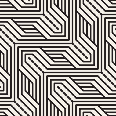 Vektör kusursuz desen. Modern stil soyut doku. Tekrarlanan geometrik fayanslar