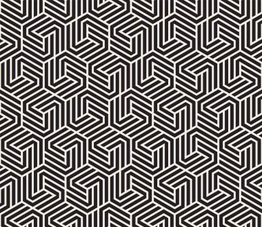 Vektör kusursuz desen. Modern stil soyut doku. Tekrarlanan geometrik fayanslar