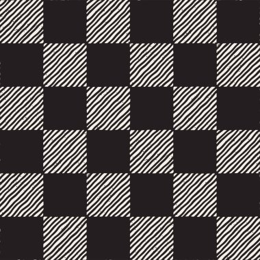 Elle çizilmiş sorunsuz yinelenen desen denetleyicisi ile döşeme hatları. Grungy freehand arka plan dokusu.