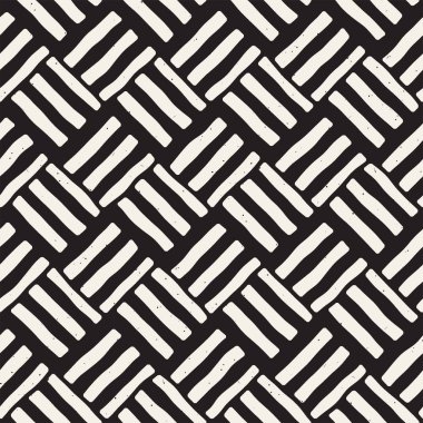 Elle çizilmiş sorunsuz yinelenen desen fayans hatları ile. Grungy freehand arka plan dokusu.