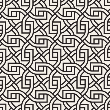 Vektör kusursuz desen. Modern stil soyut doku. Tekrarlanan geometrik fayanslar