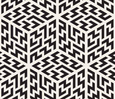 Vektör kusursuz desen. Modern stil soyut doku. Tekrarlanan geometrik fayanslar 