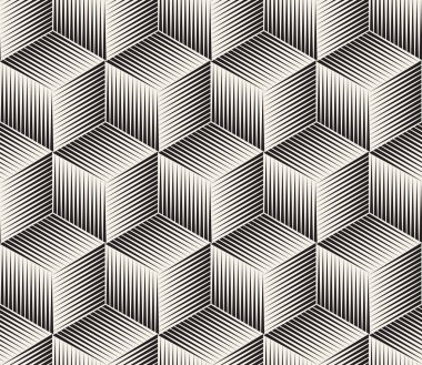Vektör kusursuz desen. Modern stil soyut doku. Tekrarlanan geometrik fayanslar 