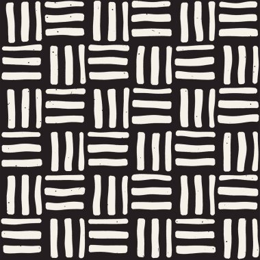 Elle çizilmiş sorunsuz yinelenen desen fayans hatları ile. Grungy freehand arka plan dokusu.