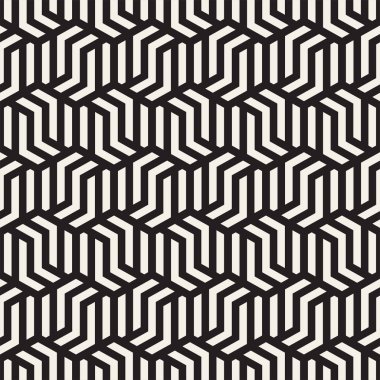 Vektör sorunsuz soyut şekiller desen. Modern şık çizgiler doku. Geometrik fayans yinelenen