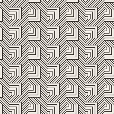 Vektör kusursuz desen. Modern stil soyut doku. Geometrik fayans tekrarlanıyor