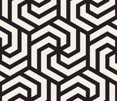 Vektör kusursuz desen. Modern stil soyut doku. Tekrarlanan geometrik fayanslar