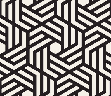 Vektör kusursuz desen. Modern stil soyut doku. Tekrarlanan geometrik fayanslar