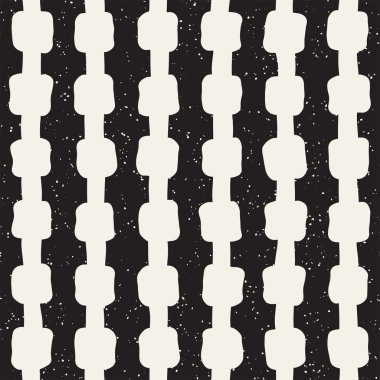 Basit mürekkep geometrik desen. Tek renkli siyah ve beyaz konturlar arka plan. Tasarımınız için çizilen mürekkep doku el