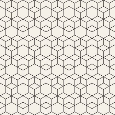 Vektör kusursuz desen. Modern stil soyut doku. Geometrik fayans tekrarlanıyor