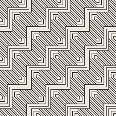 Vektör kusursuz desen. Modern stil soyut doku. Geometrik fayans tekrarlanıyor