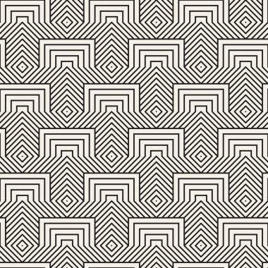 Vektör kusursuz desen. Modern stil soyut doku. Geometrik fayans tekrarlanıyor