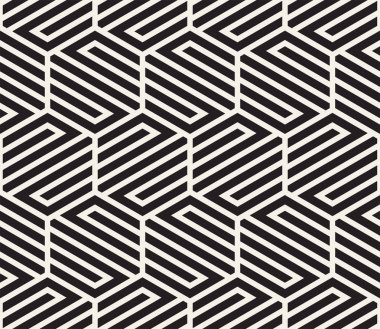 Vektör kusursuz desen. Modern stil soyut doku. Tekrarlanan geometrik fayanslar