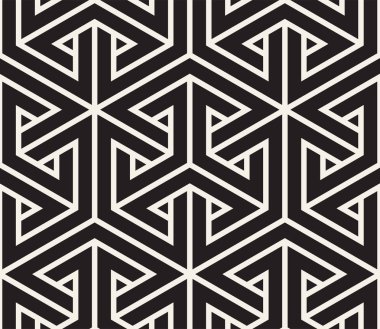 Vektör kusursuz desen. Modern stil soyut doku. Tekrarlanan geometrik fayanslar 