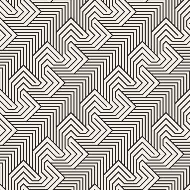 Vektör kusursuz desen. Modern stil soyut doku. Tekrarlanan geometrik fayanslar