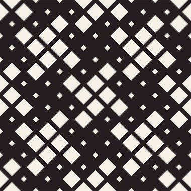 Şık noktalı resim doku. Rasgele boyutu şekillerle sonsuz arka plan. Vektör sorunsuz mozaik desen.