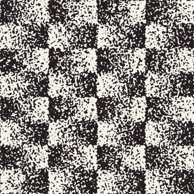 Gürültülü soyut geometrik şekiller arka plan dokulu. Vektör Dikişsiz grungy desen.