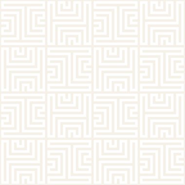 Vektör sorunsuz ince örgü desen. Tek renkli kafes ile modern şık doku. Geometrik kılavuz yinelenen.