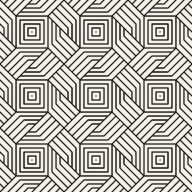 Vektör kusursuz desen. Modern stil soyut doku. Geometrik fayans tekrarlanıyor
