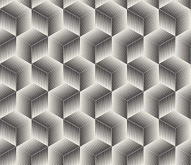 Vektör kusursuz desen. Modern stil soyut doku. Tekrarlanan geometrik fayanslar 