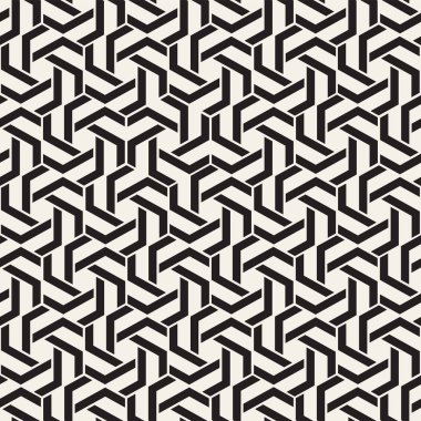 Vektör kesintisiz çizgiler mozaik desen. Modern şık soyut doku. Geometrik fayans yinelenen