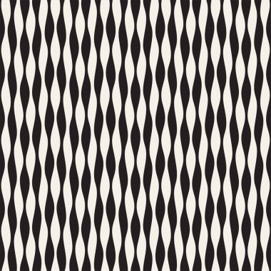 Sorunsuz dalgalanma desen. Yinelenen vektör doku. Dalgalı grafik arka plan. Basit çizgiler