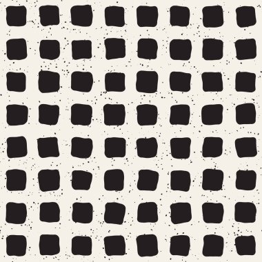 Elle çizilmiş çizgiler seamless grungy modeli. Siyah ve beyaz soyut geometrik Yinelenen doku.