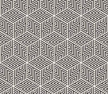 Vektör kusursuz desen. Modern stil soyut doku. Tekrarlanan geometrik fayanslar