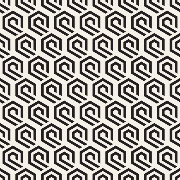 Płynne linie wektor wzór mozaiki. Nowoczesny, stylowy tekstura streszczenie. Powtarzając geometrii płytek — Wektor stockowy