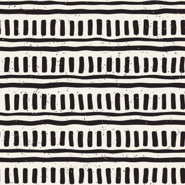 Elle çizilmiş sorunsuz yinelenen desen fayans hatları ile. Grungy freehand arka plan dokusu.