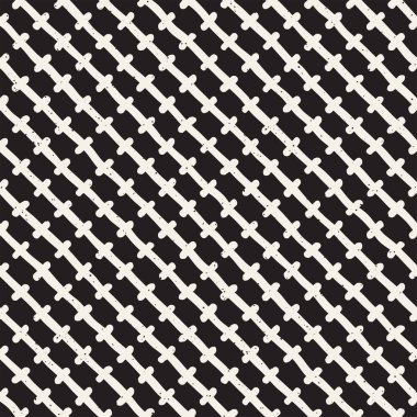 Elle çizilmiş stil etnik seamless modeli. Siyah ve beyaz soyut grungy geometrik arka plan.