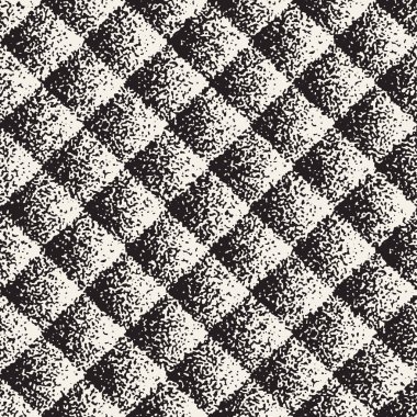 Gürültülü soyut geometrik şekiller arka plan dokulu. Vektör Dikişsiz grungy desen.