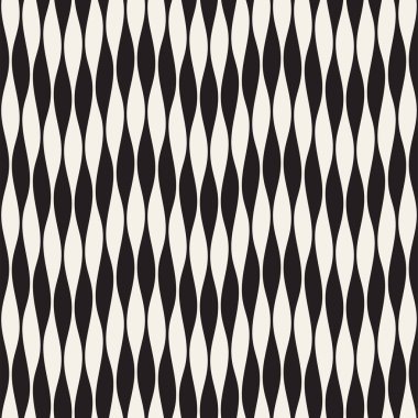 Sorunsuz dalgalanma desen. Yinelenen vektör doku. Dalgalı grafik arka plan. Basit çizgiler