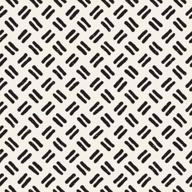 Elle çizilmiş stil etnik seamless modeli. Siyah ve beyaz soyut grungy geometrik arka plan.