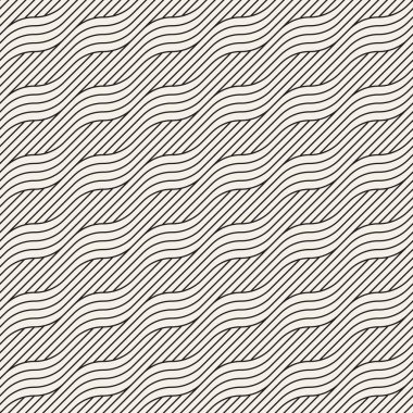 Vektör kusursuz desen. Modern stil soyut doku. Tekrarlanan geometrik fayanslar