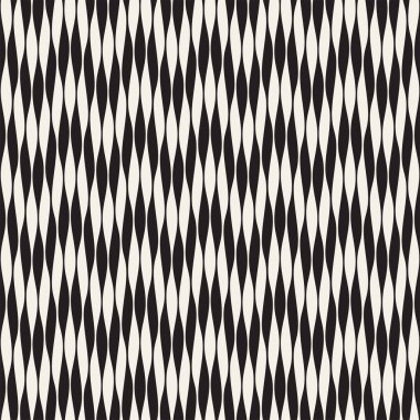 Sorunsuz dalgalanma desen. Yinelenen vektör doku. Dalgalı grafik arka plan. Basit çizgiler